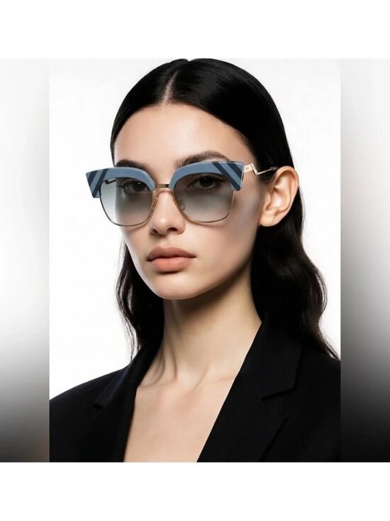 Fendi FF0241/S MVU/9K Women’s Round Sunglasses – Luxury Italian Eyewear main image 10